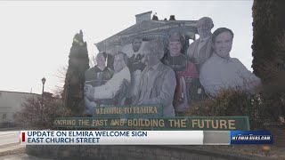 Welcome to Elmira sign potentially to be removed soon