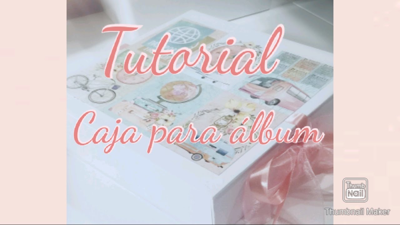 Tutorial 🖇✂caja para álbum de 22x22