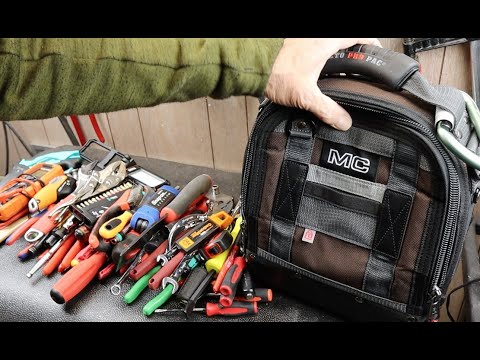 My electricians tool bag load out- Veto Pro Pac Tech Pac Blackout