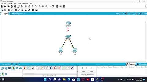 Tutorial cara konfigurasi 1 router 1 switch dan 2 pc dengan cara manual