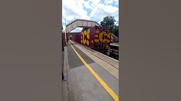 EWS Class 66 66089 Passing Cramlington Station With A 2 Tone