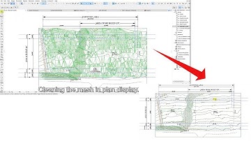 # ArchiCAD tip; #ArchiCad mesh tool; Cleaning the mesh in plan View
