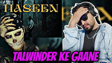 HASEEN - TALWIINDER, NDS, RIPPY (Official Visualizer) - Reaction by REACT WITH NAAYAK 