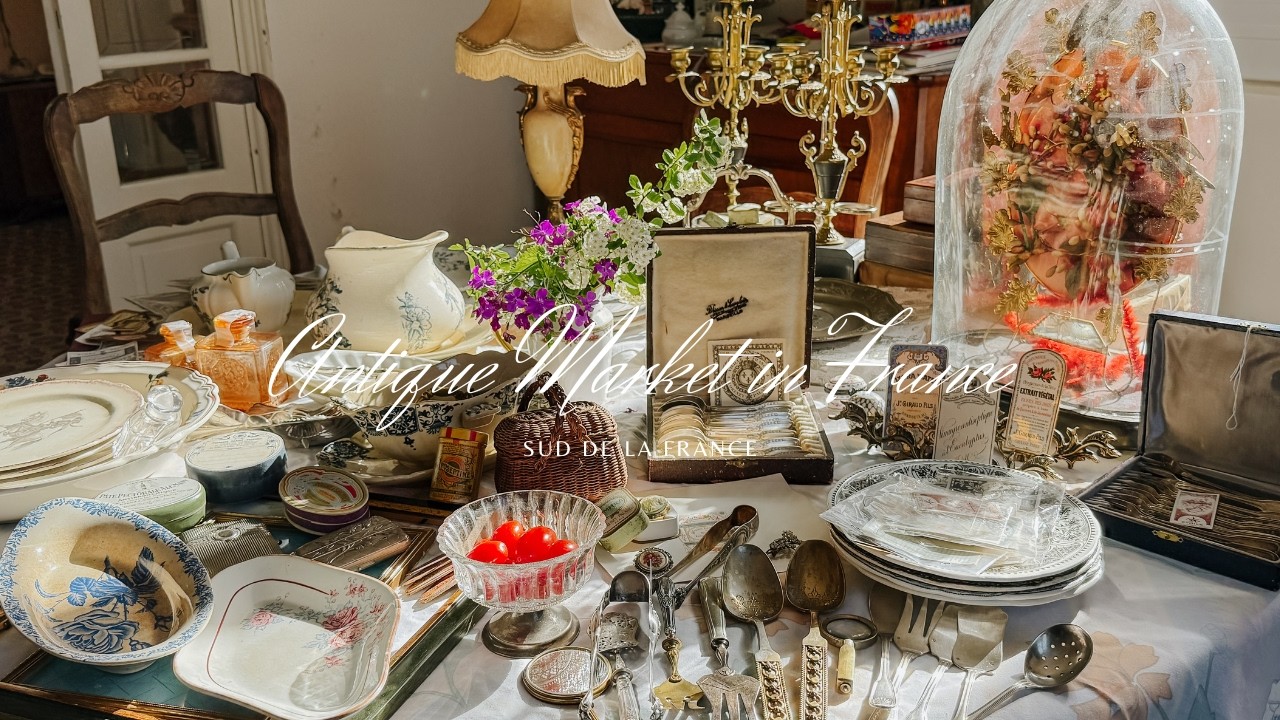 【南フランス蚤の市旅】南仏の素敵な蚤の市3箇所散歩｜美しい南仏のお部屋ルームツアー｜買い付けの旅｜フランス・パリ暮らし