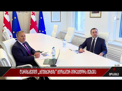 ღარიბაშვილი „ბლუმბერგის“ გლობალურ დირექტორს შეხვდა