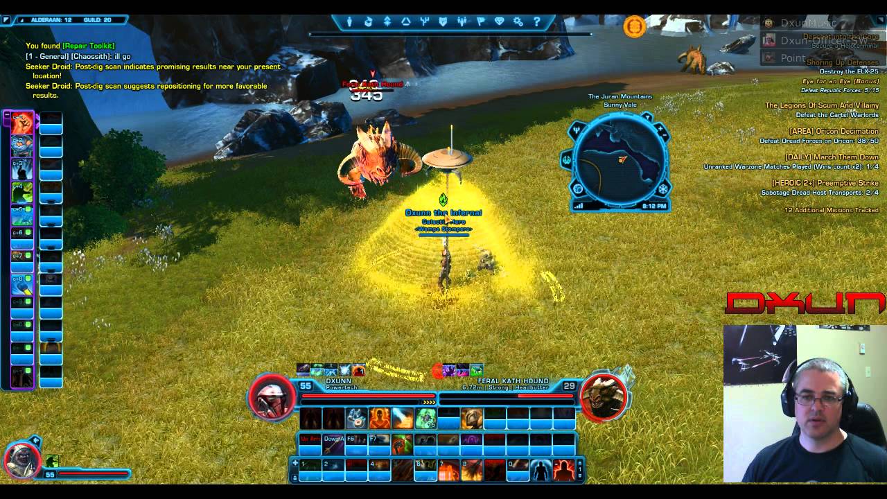 DXUN54 SWTOR How to Seeker Droid !