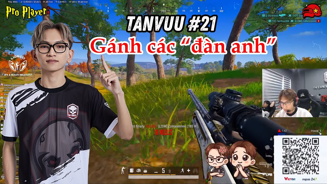 PUBG PC I TE_Tanvuu #21 I Tanvuu gánh các 