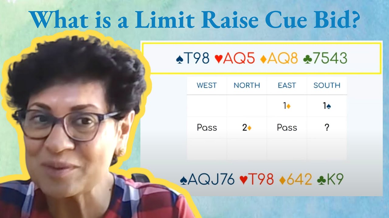 What are Limit Raise Cuebids in bridge? - with Antara Keelor