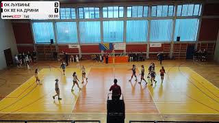 PRVA LIGA RS za (ž) Sezona 2024/26 OK LJUBINJE BANKOM VS OK HE. na DRINI VIŠEGRAD