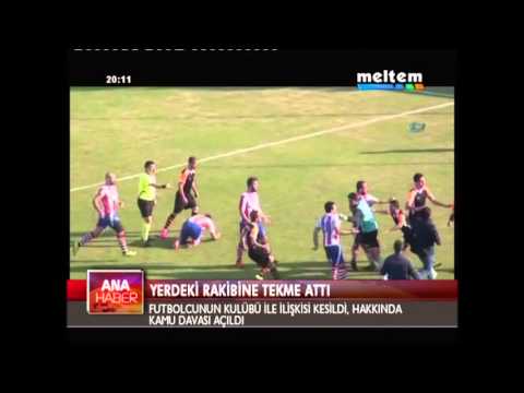 YERDEKİ RAKİBİNE TEKME