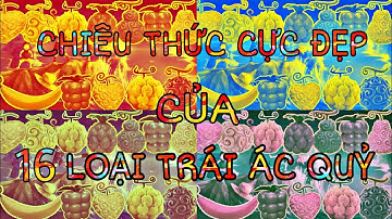 [HTTH-Onmily] - Tổng hợp chiêu thức và tên gọi của 16 loại trái ác quỷ trong game đẹp mê ly...