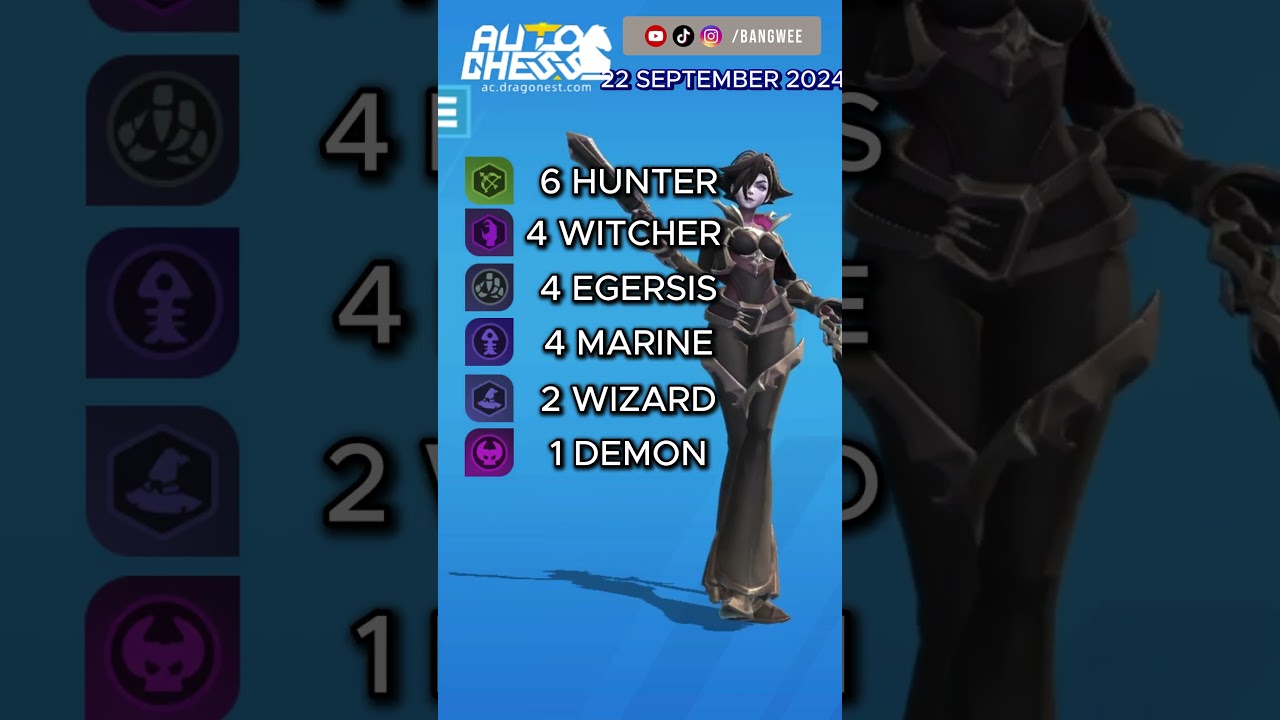 Auto Chess Top 5 Synergy - 22 September 2024 