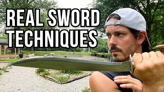 REAL Sword Fighting Techniques - Filipino Martial Arts