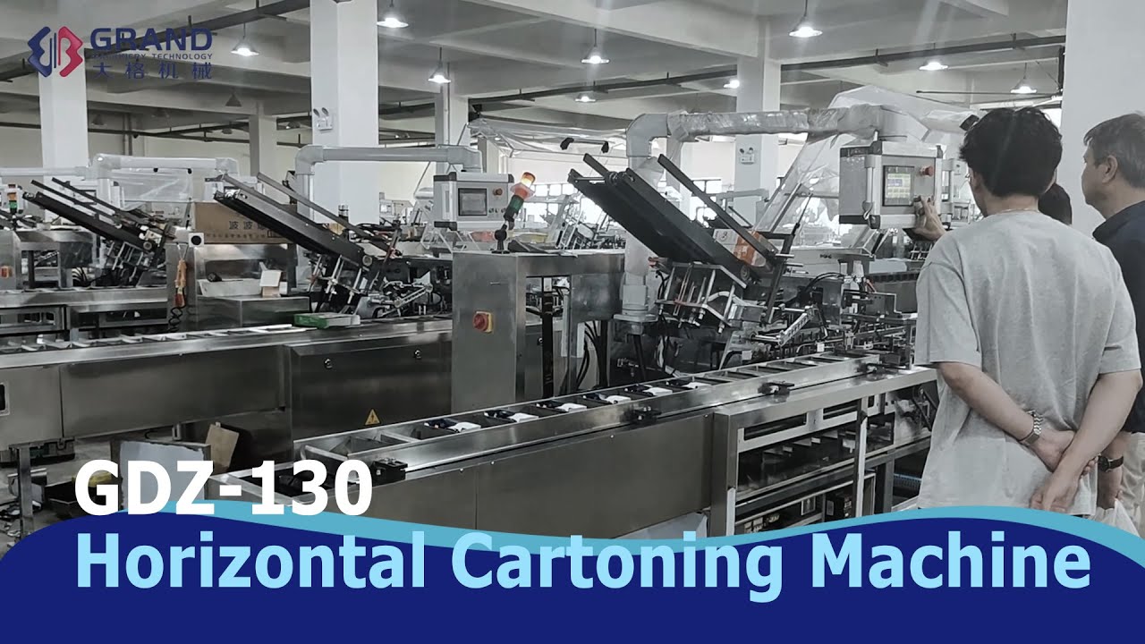 GDZ 130 Automatic Horizontal Cartoning Machine Toy Box Packing Machine ...