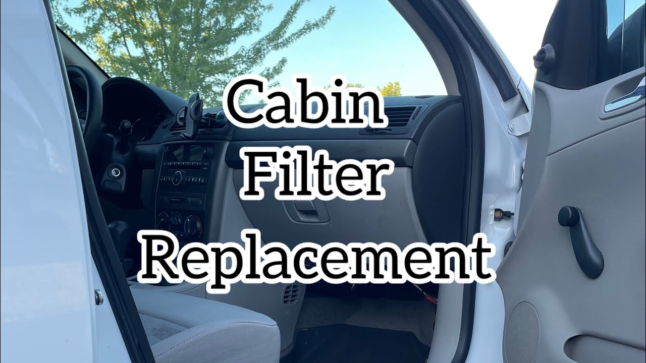 Chevy Cobalt Cabin Filter Replacement 