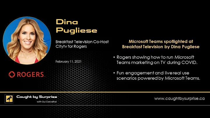 Dina Pugliese - Microsoft Teams spotlighted at Bre...