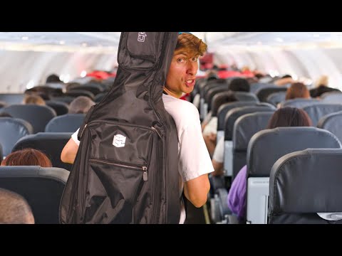 the guy who brings a guitar on the plane