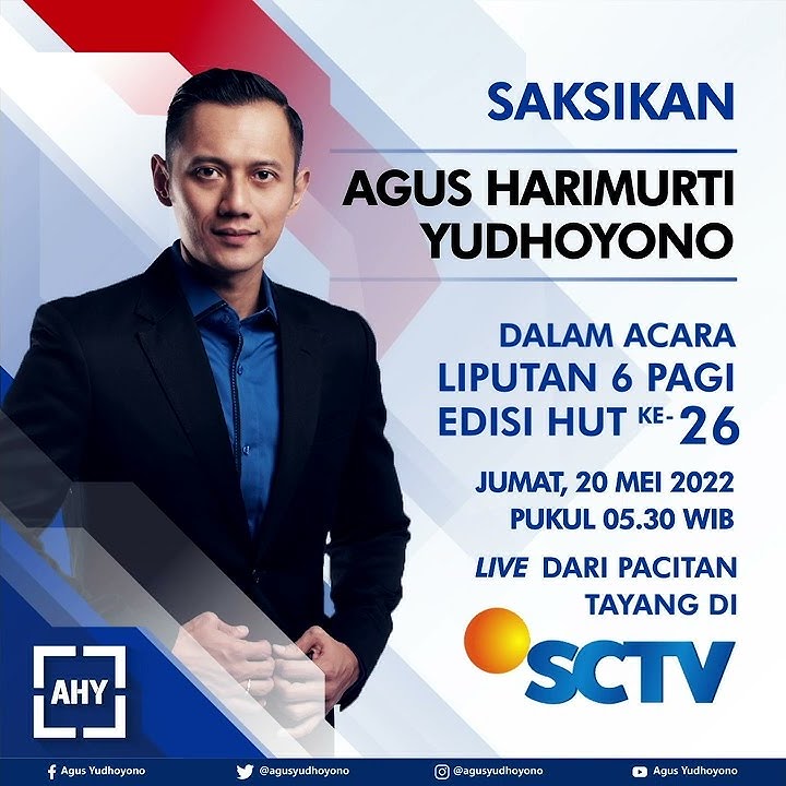 Saksikan Ketum AHY Dalam Acara Liputan 6 Pagi Edisi HUT Ke-26 Liputan 6 SCTV
