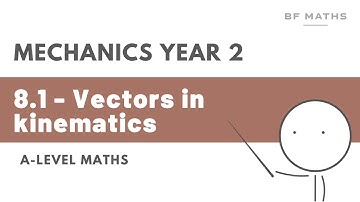 A-Level Maths | Mechanics Year 2 | 8.1 - Vectors in kinematics Walkthrough | Edexcel