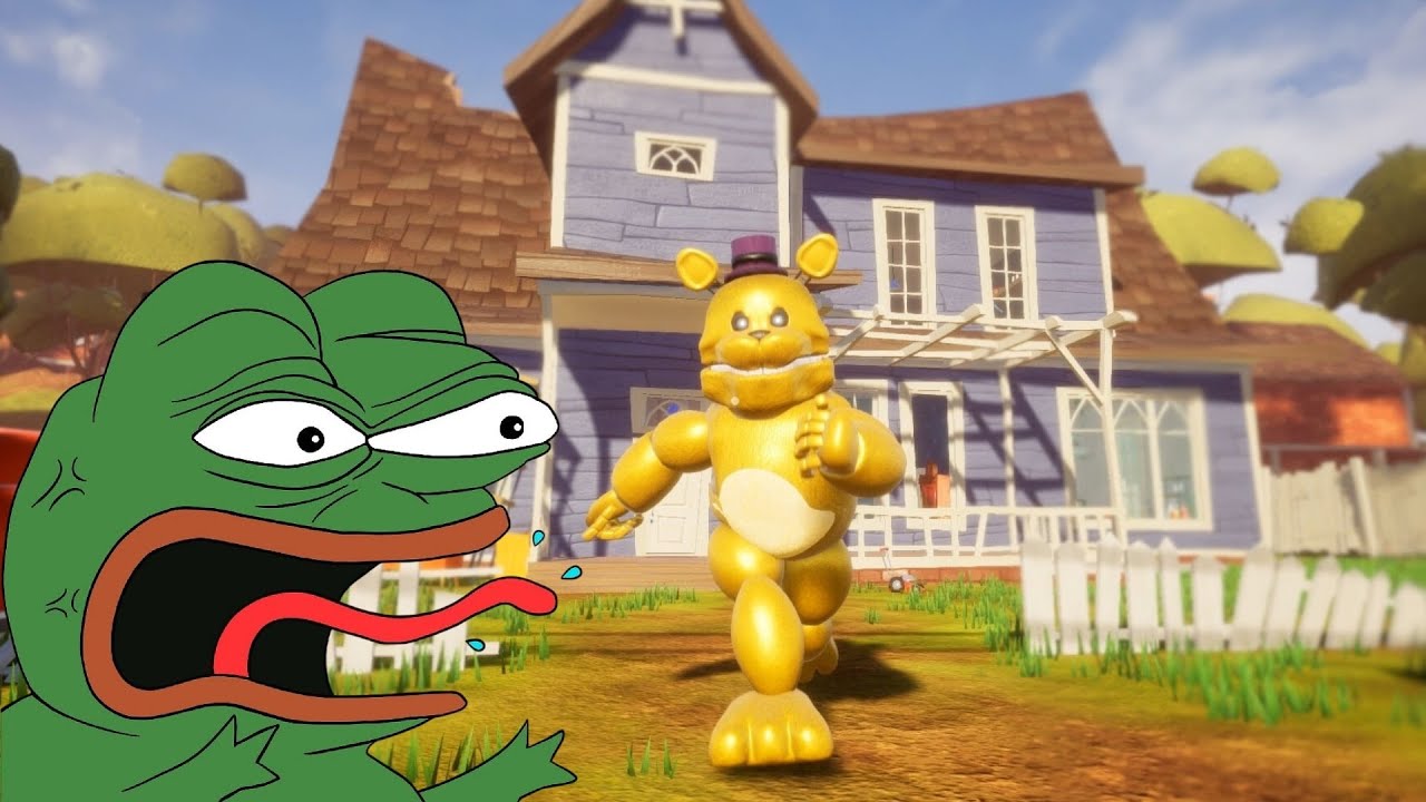 FREADBEAR BENİ UÇURDU! | Hello Neighbor Fredbear Mod 2