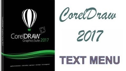 COREL DRAW 2017 USING TEXT MENU HINDI URDU PART 49b
