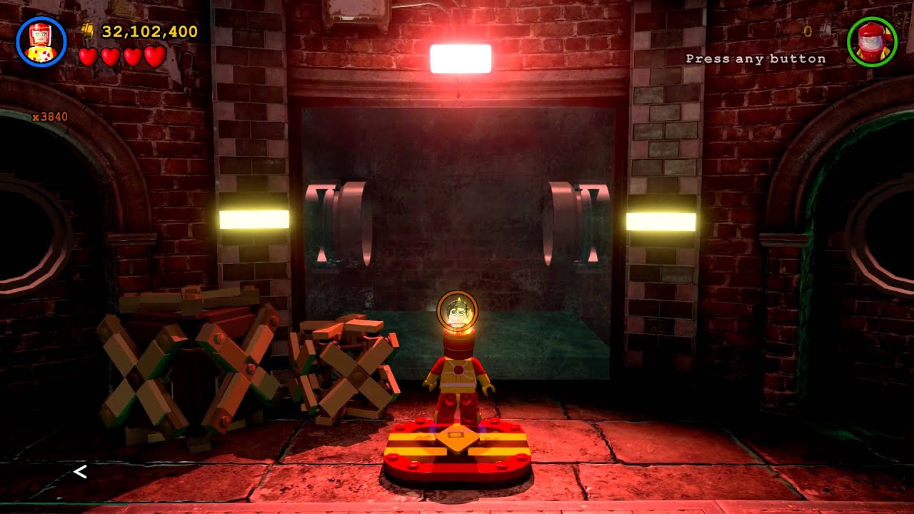 LEGO Batman 3: Beyond Gotham - 2 X Stud Red Brick Location - YouTube