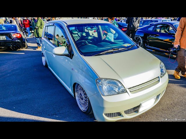 4K)DAIHATSU MIRA modified ダイハツ ミラ カスタム スタンス