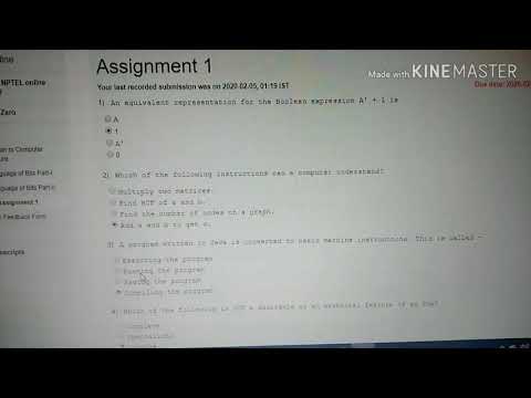 ## Nptel Computer Architecture assignment week 1##