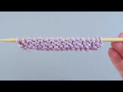 How to knit Honeycomb Stitch