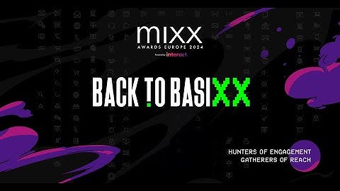 2024 MIXX Awards Europe - Virtual Ceremony