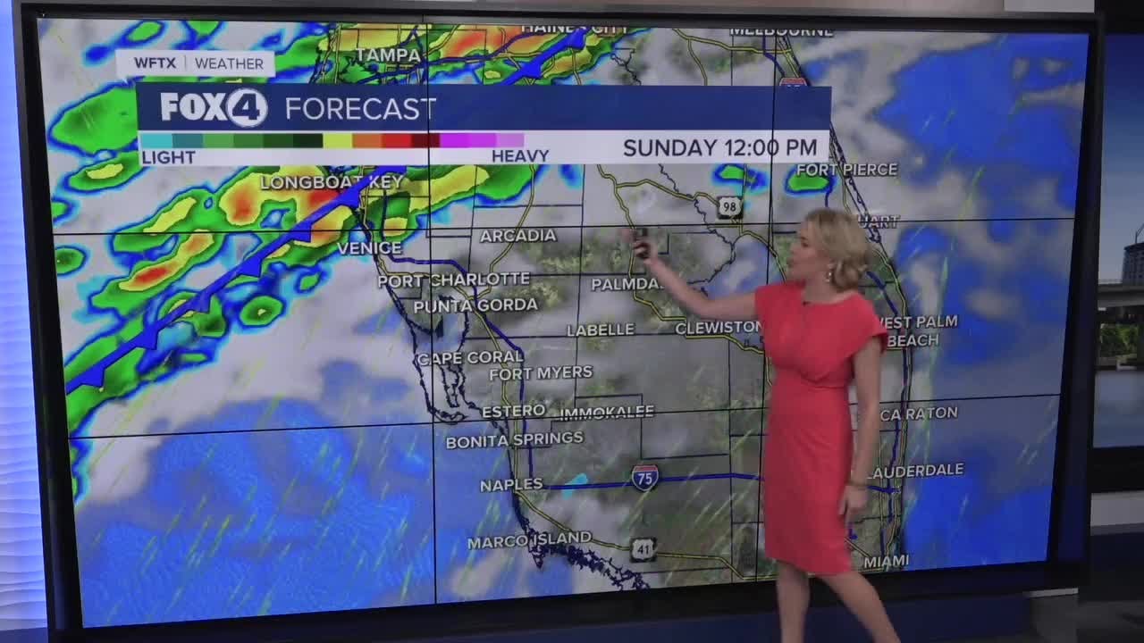 Timing fog and rain this weekend - YouTube