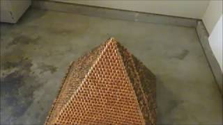 World Record Penny Pyramid Build Level 40