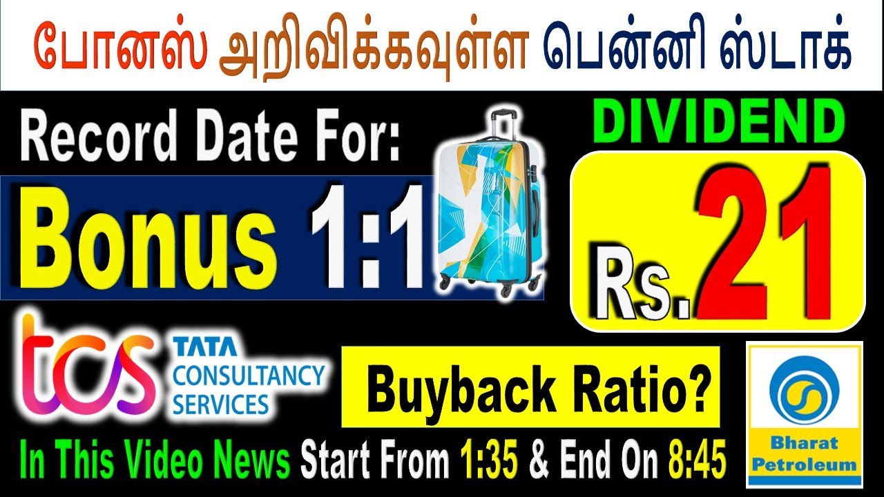 BONUS 1 1 TCS BUYBACK RATIO BONUS 1 1 TCS BUYBACK RATIO
