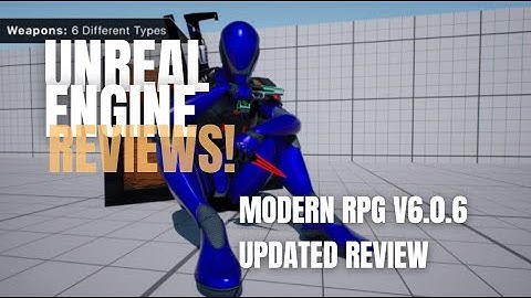 Unreal Engine Marketplace Honest Reviews: Modern RPG V6 .0.6