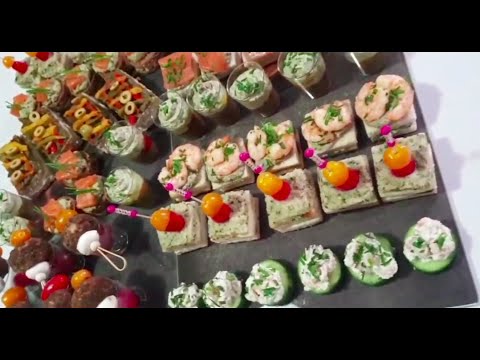 10-canapés-apéritifs-/apéro-dinatoire-avec-variétés-de-canapés-salés-et-verrine-ممللحات-بالعربية