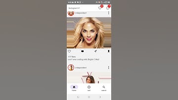 React Native Instagram clone, under development,like this video to see it all with source code