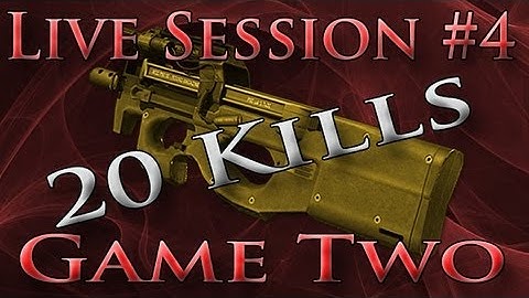 MW3 - S&D 20 Kill P90 | Live Session #4 (Game 2/3) | One Man Team