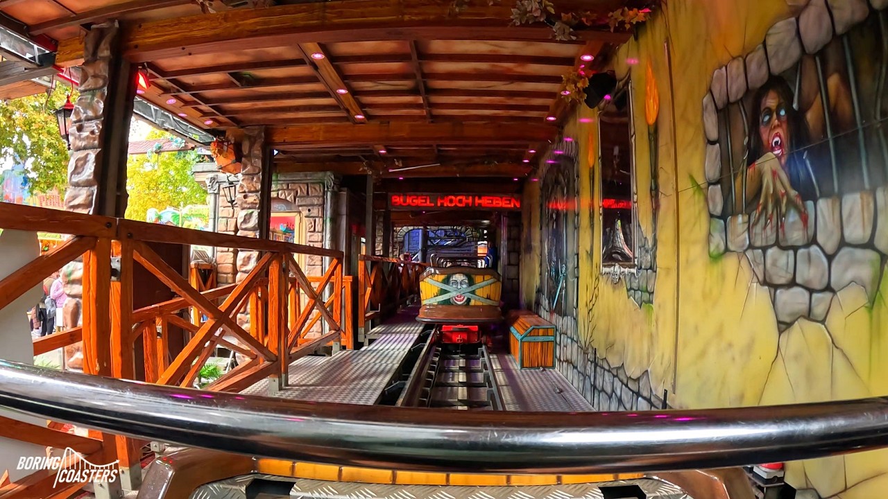 GEISTER-ACHTERBAHN "SPUK" 2025 ONRIDE | 4K POV | Cannstatter Volksfest (Wasen) | Barbisan