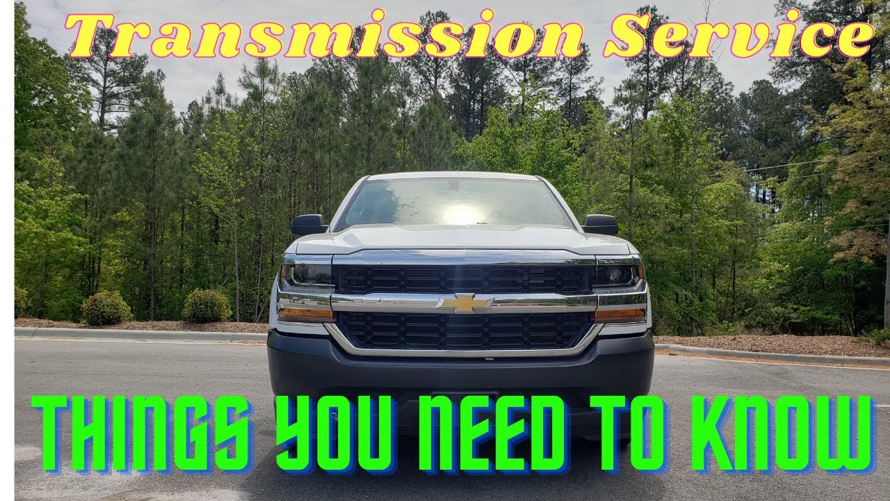 2018 Silverado Transmission Fluid and Filter Change - YouTube