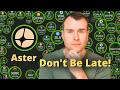 🤩 Aster Buyback - $200K Of Demand Every Day! Aster Crypto Analysis