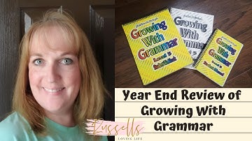 Homeschool || Year End Review of Growing With Grammar Level 5 || Growing with Grammar
