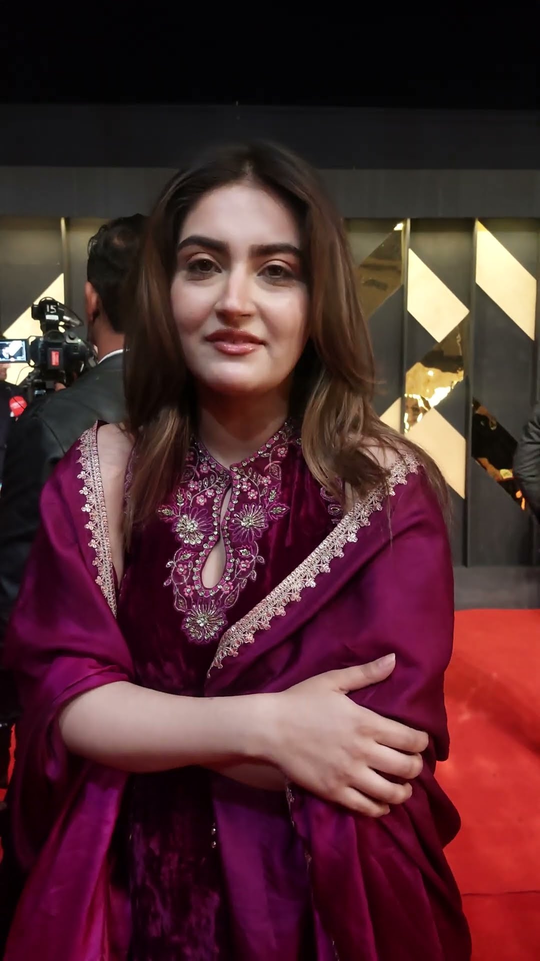 Hiba Bukhari at HUM TV’s 20th Anniversary celebration. ?✨#WhatToWatch #20YearsOfHUM #20YearsOfMagic