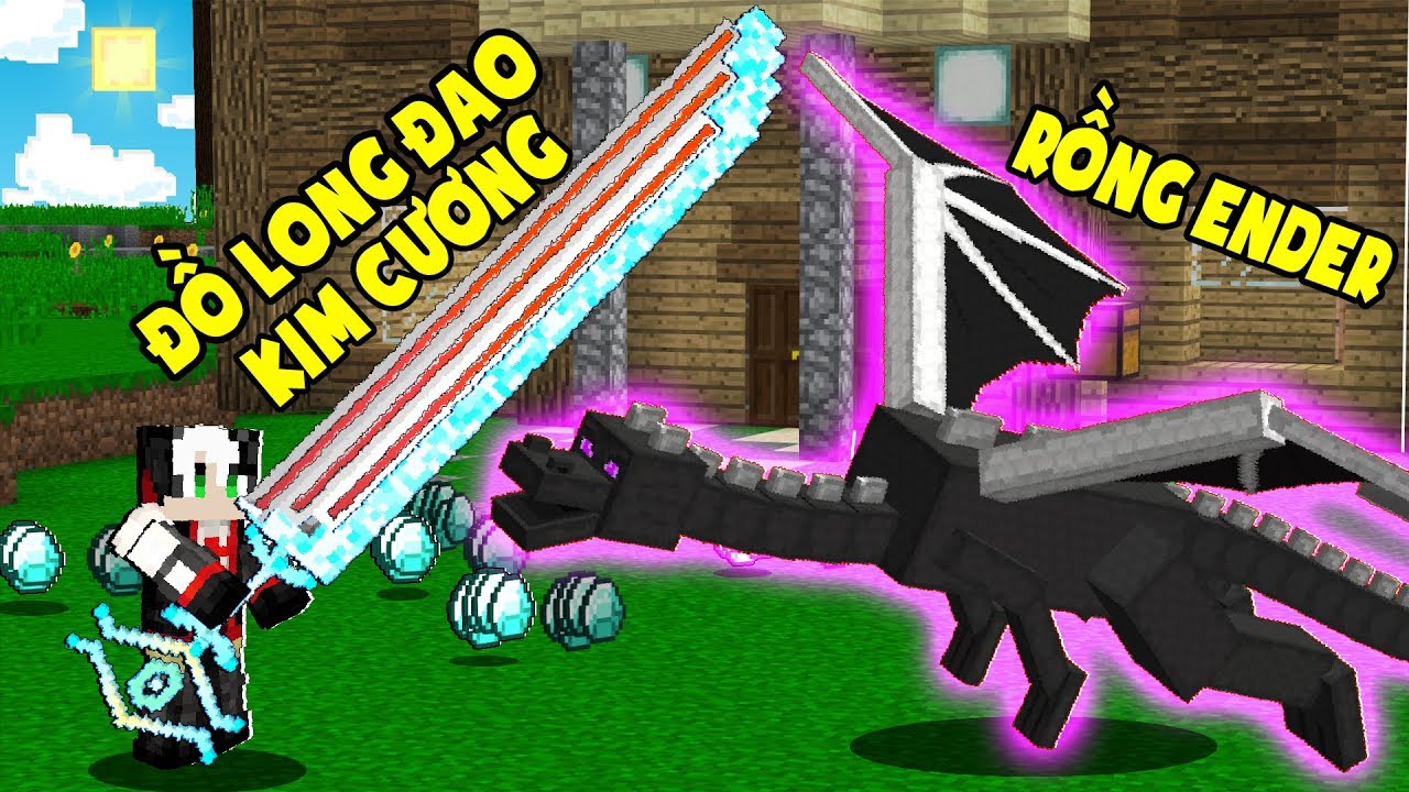 REDHOOD TÌM ĐƯỢC ĐỒ LONG ĐAO KIM CƯƠNG KHỔNG LỒ TRONG NGÔI LÀNG CỦA ÔNG DÚ | Thử Thách RedhoodVN red hood bedwar