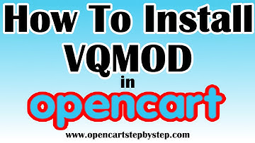 How To Install VQMod On Opencart 1.5.6.4
