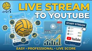 Stream to YouTube with Water Polo Stats