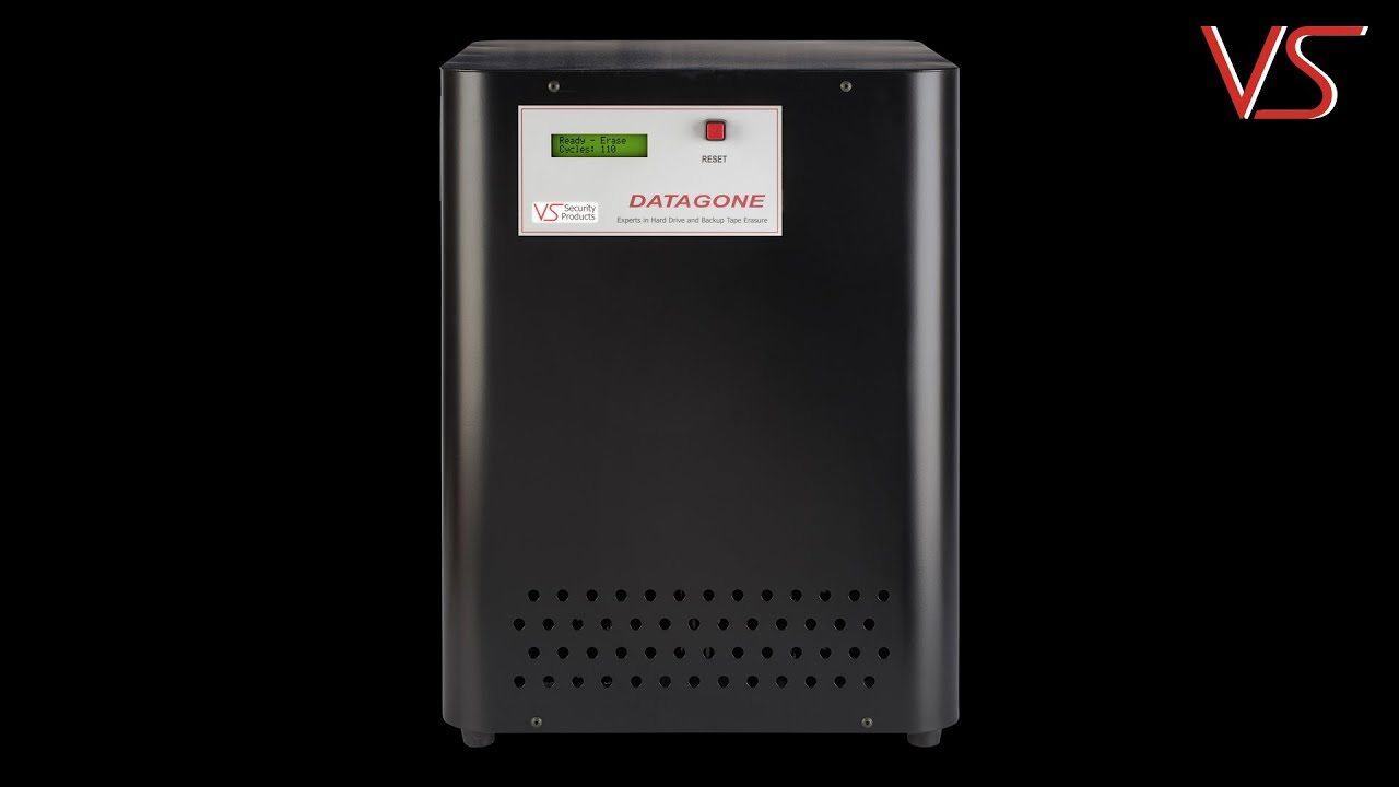 DataGone LG - Verity Systems Automatic hard disk drive and backup tape degausser