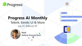 Progress AI Monthly: Telerik AI Report Generator & WebMCP