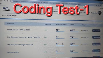 Coding Test-1 Build Your Own Static Website| CCBP | NXTWAVE | HTML,CSS,BOOTSTRAP |