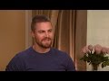 Stephen Amell Reveals What It's Like to Bring His 2-Year-Old Daughter On Set