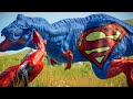 Spiderman vs deadpool vs hulk hunting  fight  in united kingdom  jurassic world evolution 2